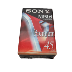 Sony Videocassetta VHS-C 45 Minuti