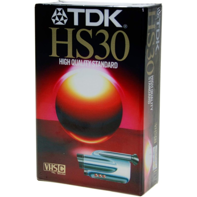 TDK Videocassetta VHS-C 30 Minuti