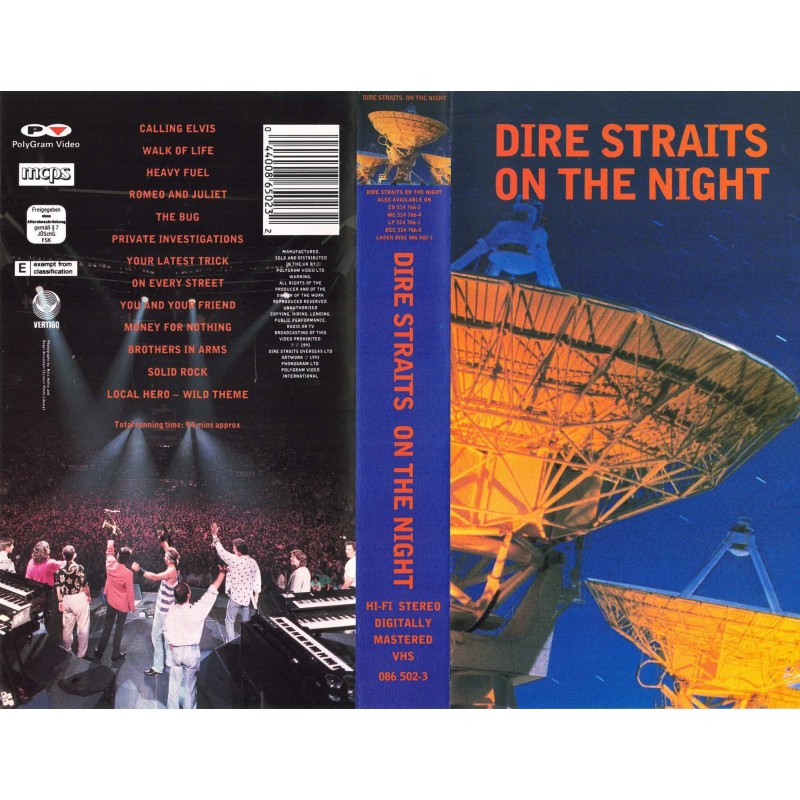 Dire Straits - On the night [VHS]