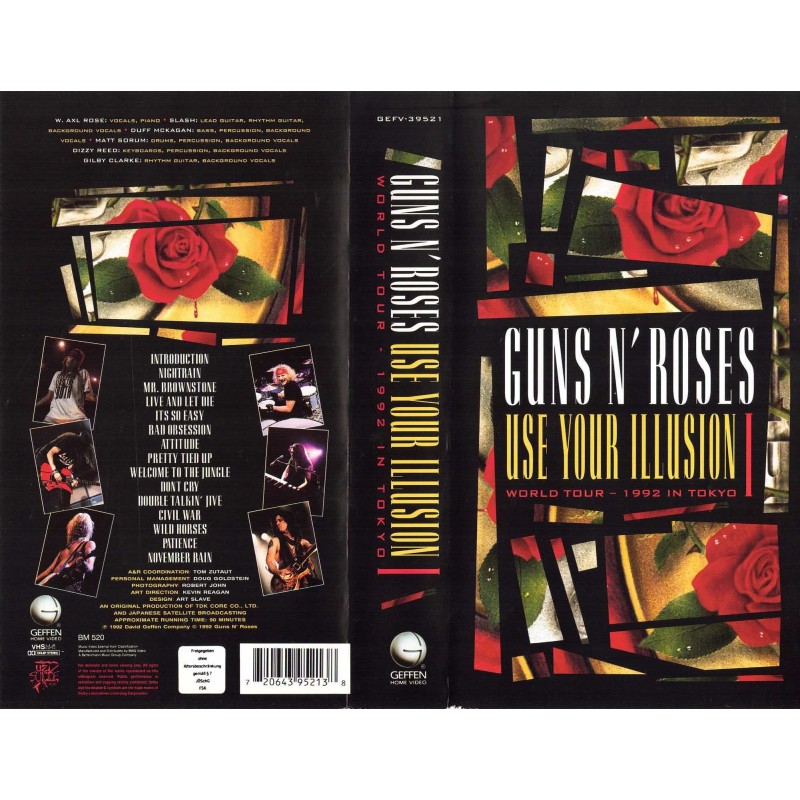 Guns n' roses - Use Your Illusion - World Tour I - 1992 Tokyo [VHS]