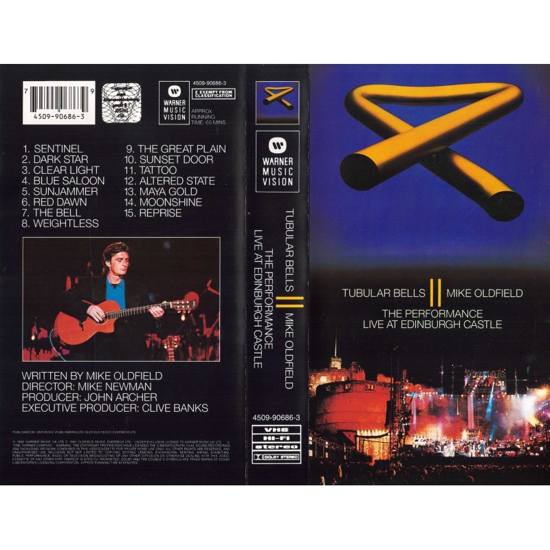 Tubular bells - Mike Oldfield - The performance - Live at Edinburgh castle [VHS]