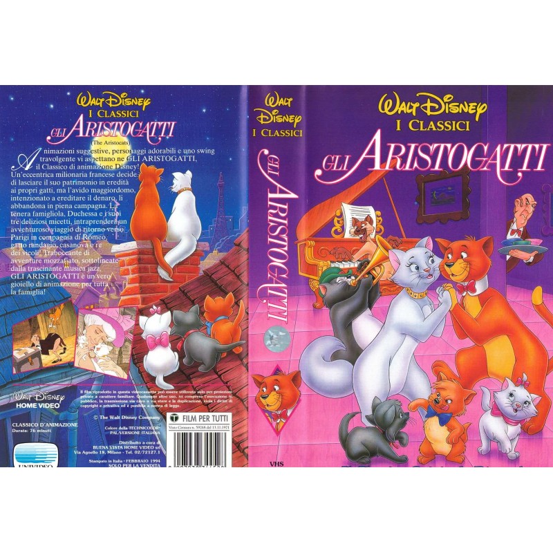 Gli aristogatti [VHS]