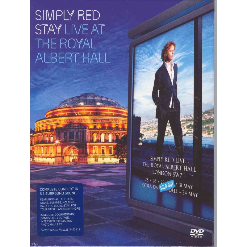 Simply Red - Stay - Live At The Royal Albert Hall (digipack)